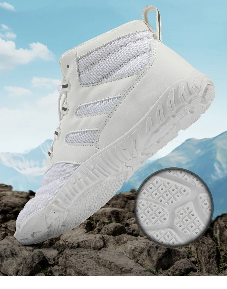 Winter Boots for Men Women Snow BareFoot Outdoor Non-slip Warm Fur Sneakers Ankle Boots waterproof mountaineering Hiking Shoes