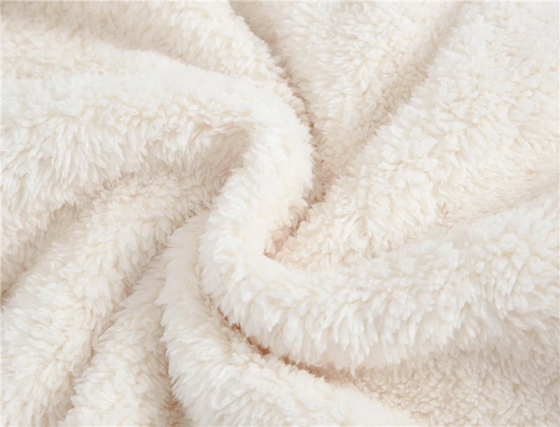 Girls woolen hooded coat solid color zipper coat children's winter clothes