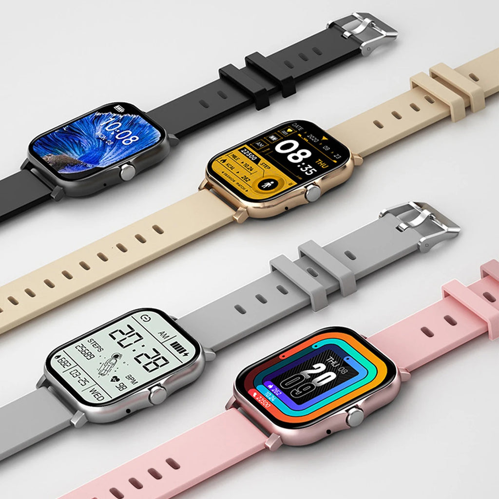 Smart Watch 2.01‘’ Full Touch Amoled BT Call Sport Waterproof Watches Heart Rate Blood Pressure SmartWatch for Men Women
