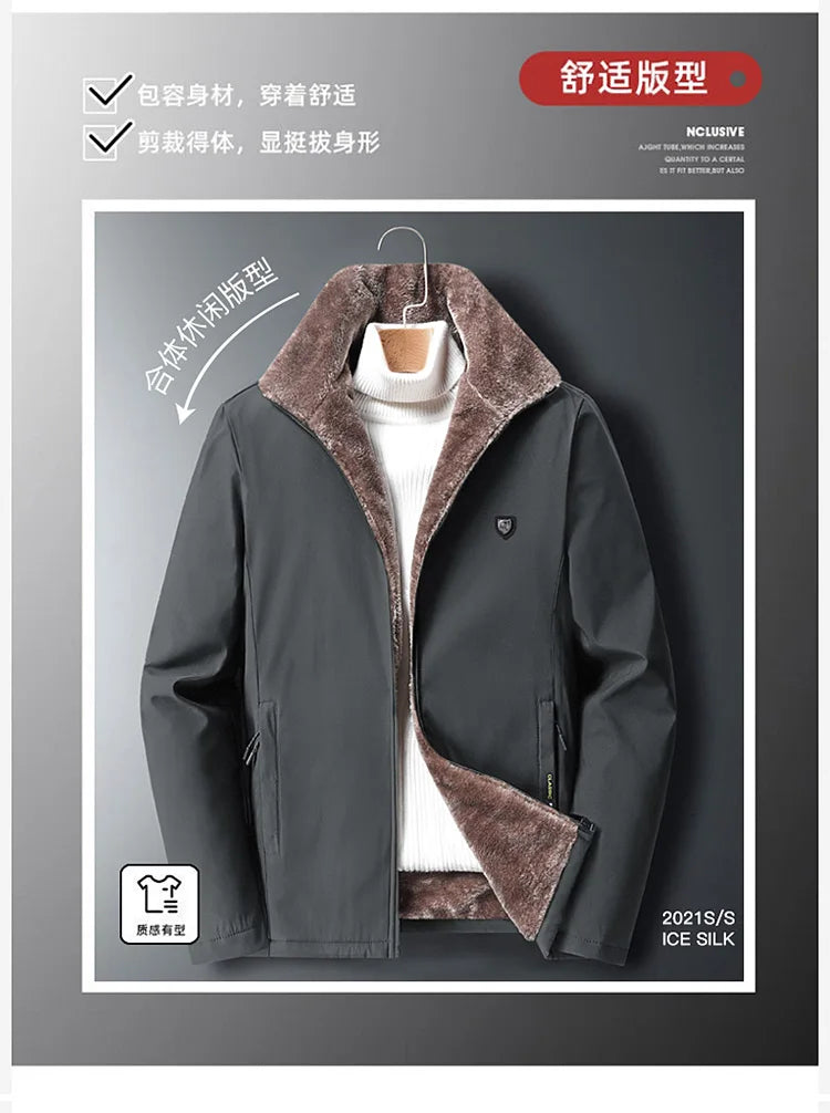 2024 Winter jackets men Fashion Thick Warm Cotton-Padded Jacket Men's Casual Loose style High Quality Large Size coat male 8XL