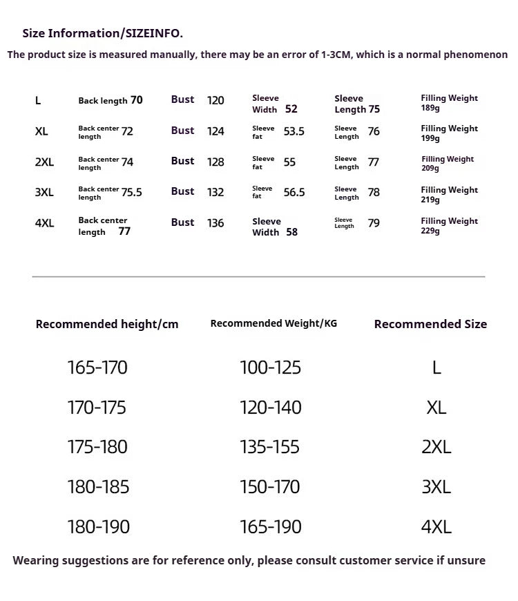 Winter Down Jacket - Outdoor Spliced Parka Outerwear