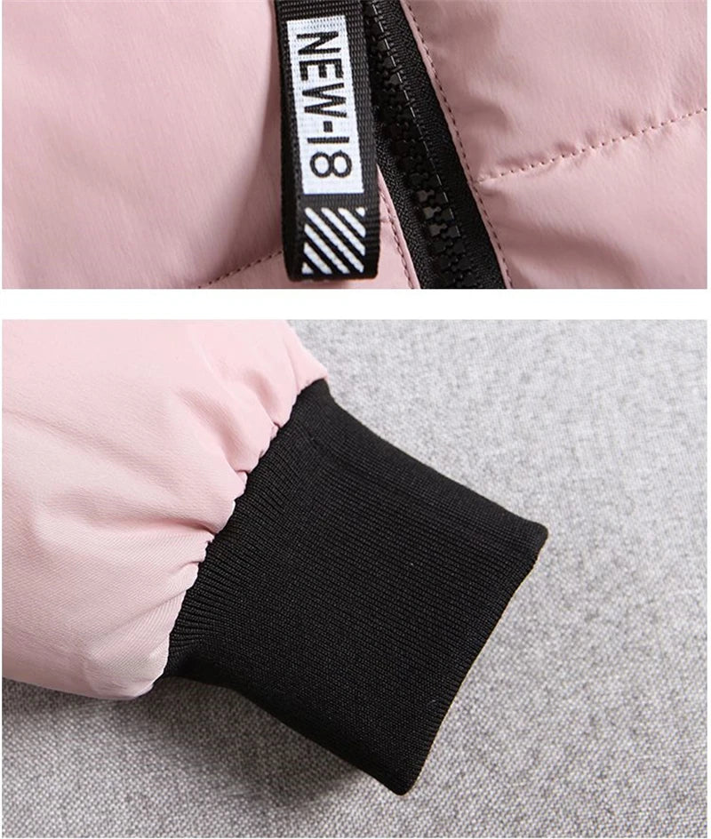 Women's Winter Parka Coat 2025 Korean Version Loose Lady Cotton Padded Outerwear Temperament Casual Ladies Down Cotton Jacket