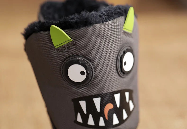 Girls Unicorn Snow Boots Waterproof Slip Resistant Cold Weather Shoes Brand Boy Girls Rubber Boots for Kids Fashion Sneakers