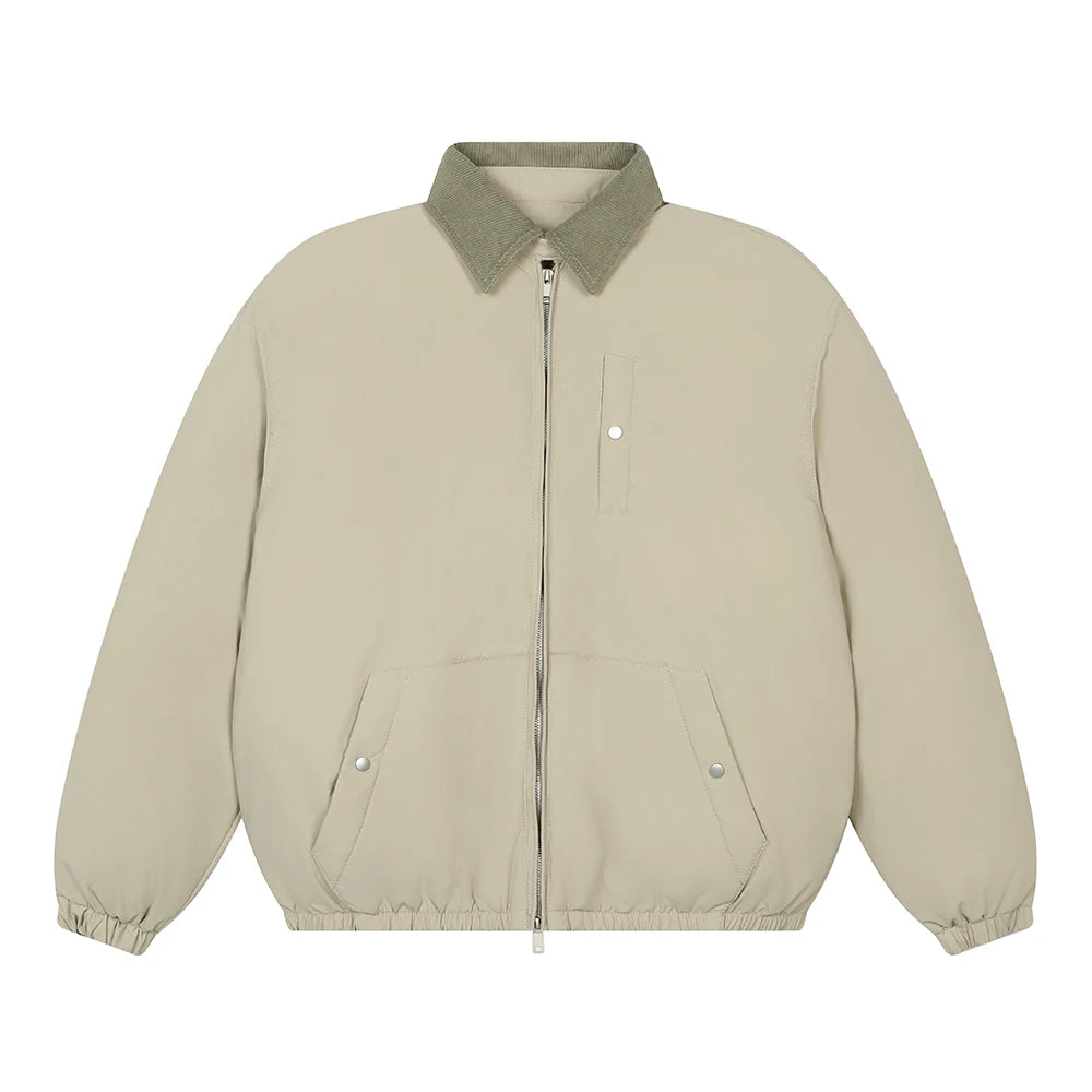 Women's Winter Down Padded Jacket Lapel Black Fashion Coat Winter Women Gray Women's Simple Solid Gray Winter Oversize Jacket