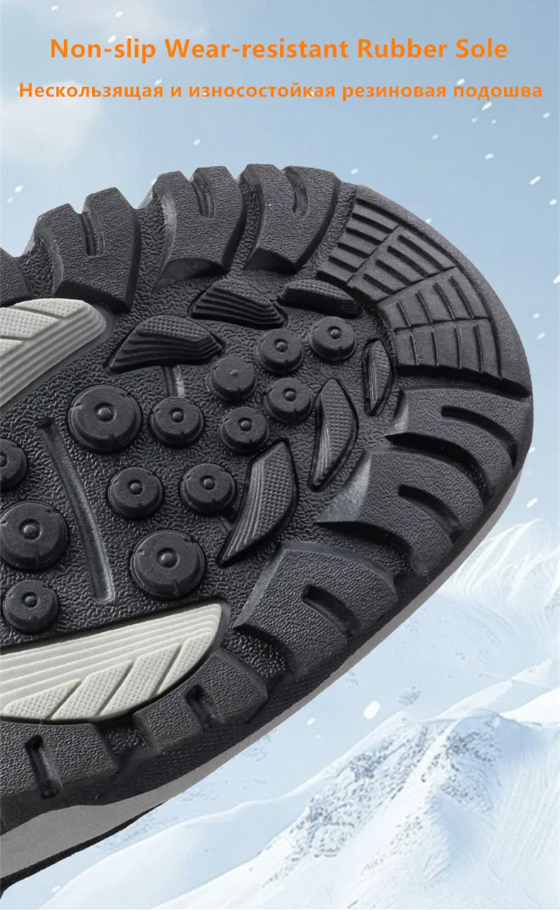 New Winter Women Boots High Quality Warm Women's Snow Boots Comfortable Ankle Boots Outdoor Waterproof Hiking Boots Size 36-42