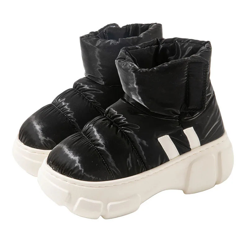 Winter Shoes Women Keep Warm Snow Boots 2025 Waterproof Non-Slip Cotton Padded Shoes Woman Platform Thicken Plush Ankle Boots