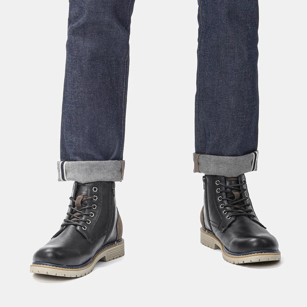 Men's Boots Retro Brushed Ankle Boots Men's Shoes Large Autumn and Winter Men's Boots Walking Shoes Women 2023 Shoes for Men