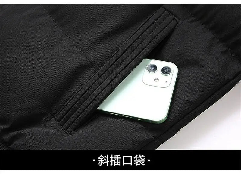 Mens Winter Jackets High quality 2026 New Thick Warm Parkas Bomber Jackets Puffer Jackets Down Coats Fashion Casual Parkas Men