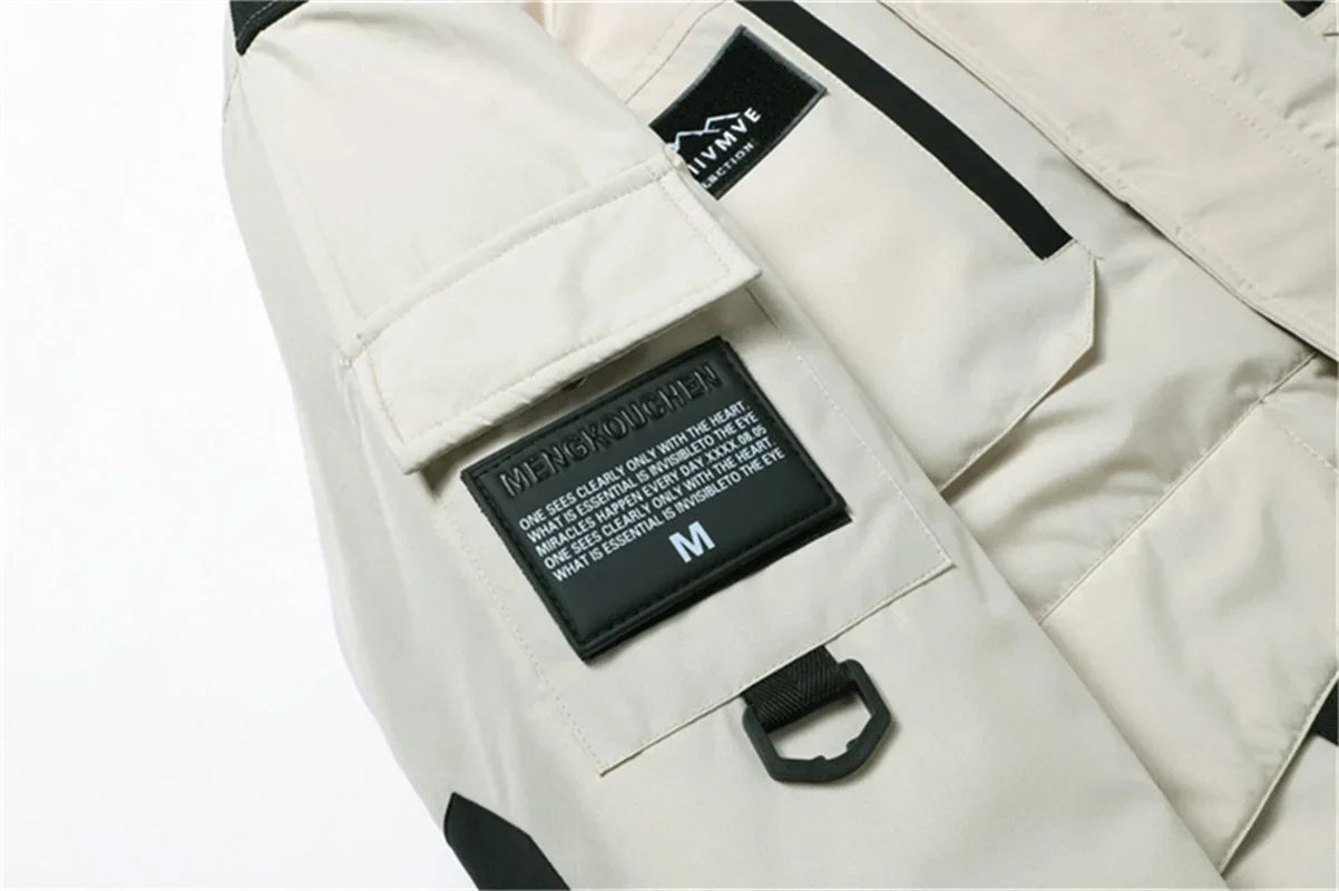 New Winter Jackets for Men with Hoods and Fur Collars New High-quality Waterproof Windproof Down Coat for Men Women Warm Jackets