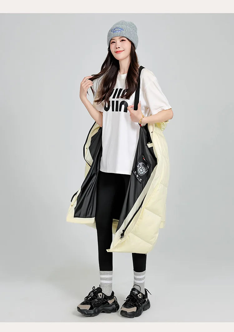 Women's winter down jacket coats Parkas Warm Woman clothes brand luxury Long Padding padded puffer jackets outerwears HXY289