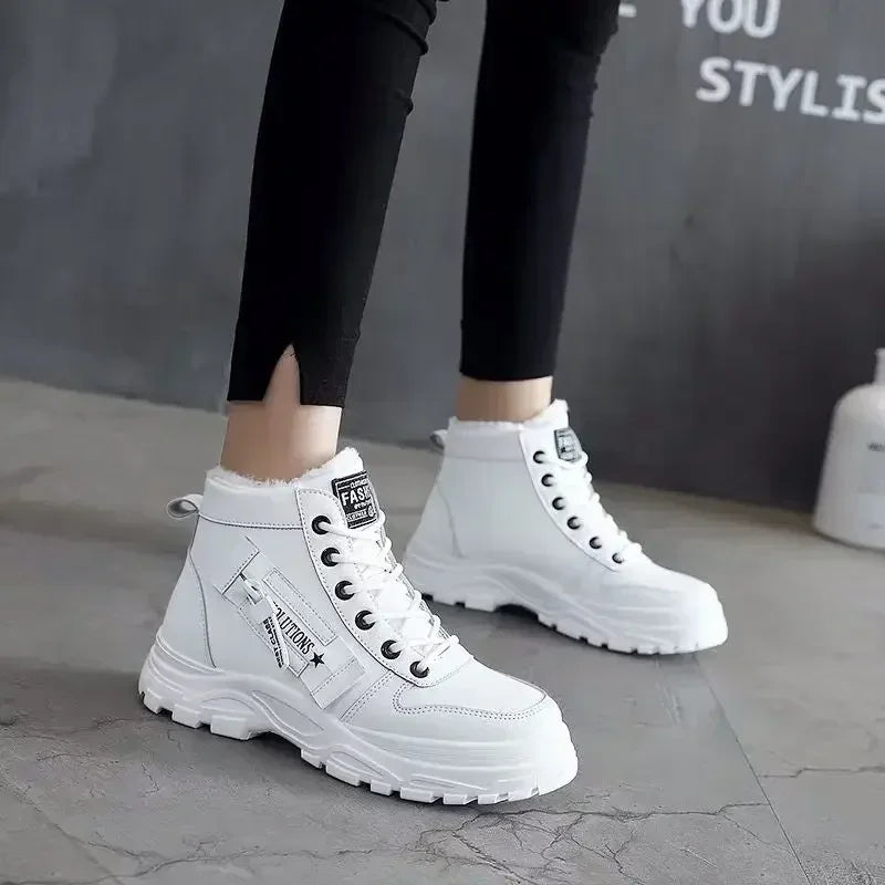 Winter Snow Boots for Women Casual High-top Shoes Warm Womens Sneakers Platform Ankle Boots