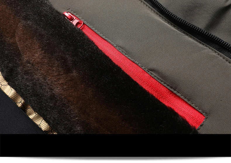 Winter Thermal Warm Fleece Jackets for Men Parka Men Climbing Thicken Jacket Outdoor Windbreak Men's Winter Coats Removable Hood