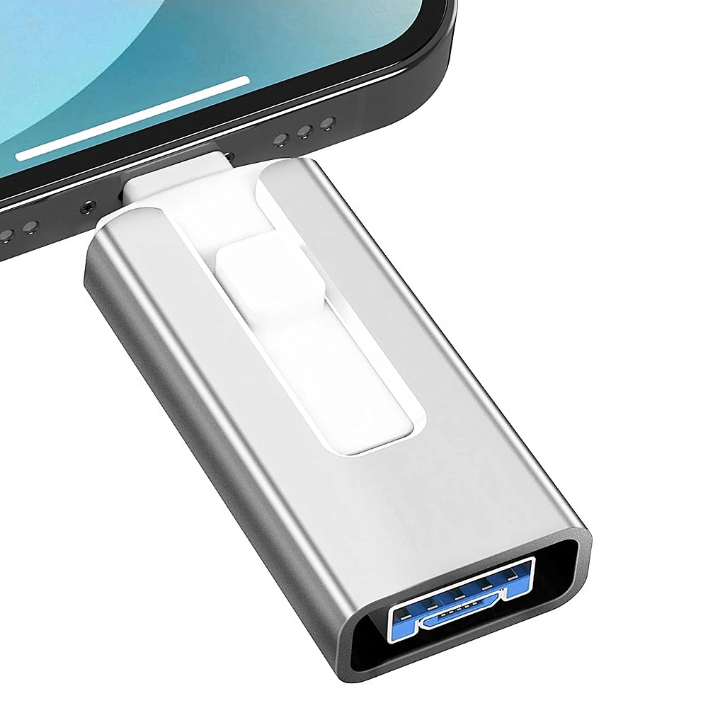 512GB Usb Flash Drive 128GB 256GB 2TB 1TB Metal Otg USB Disk Computer Flash Drive High speed waterproof