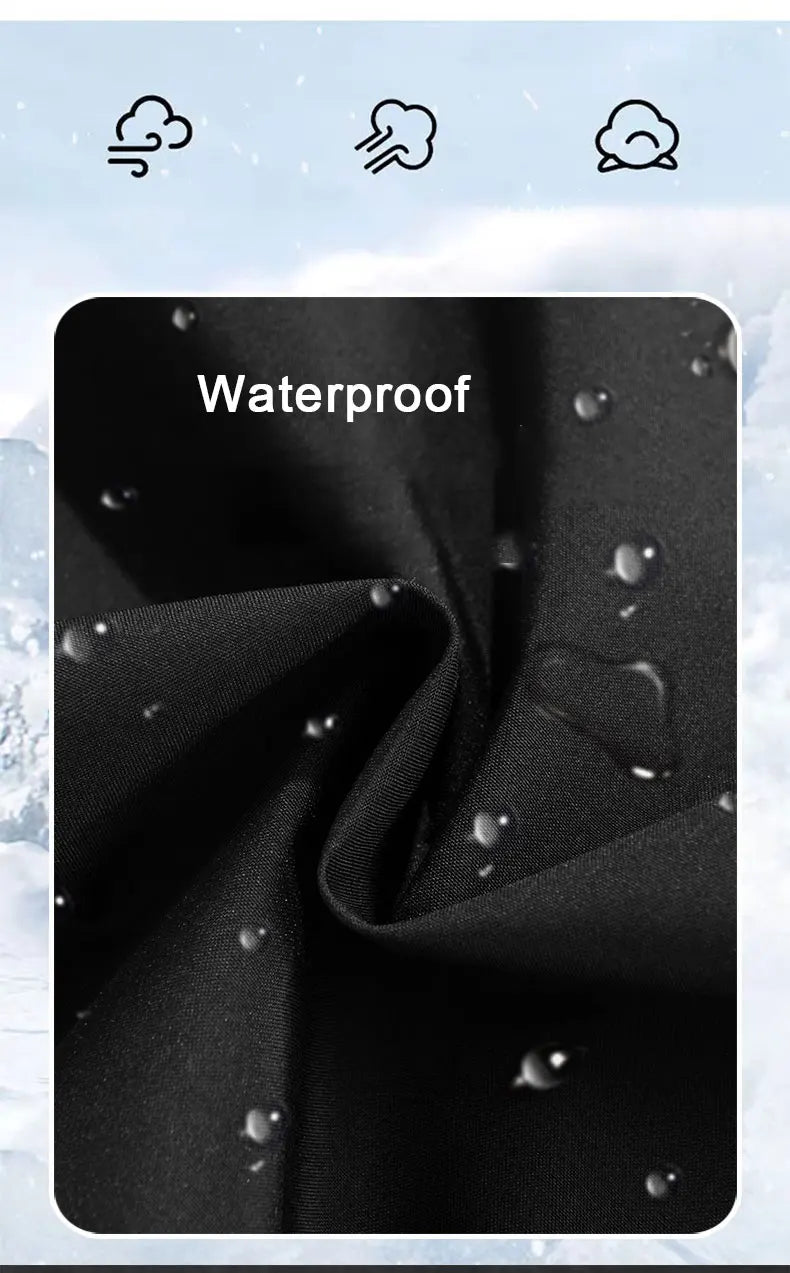 Winter Hiking Jackets Warm Windbreaker Outerwear Waterproof Windproof Jacket Men Skiing Camping Women Coats Hooded Fleece Jacket