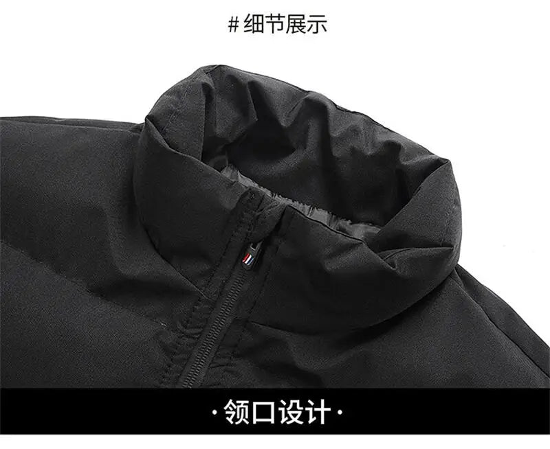 Mens Winter Jackets High quality 2026 New Thick Warm Parkas Bomber Jackets Puffer Jackets Down Coats Fashion Casual Parkas Men
