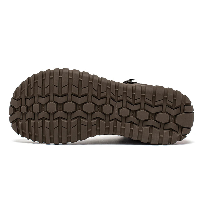 HOBIBEAR Mid Top Barefoot Shoes Mens Womens Wide Toe Hiking Boots Outdoor Non-Slip Trail-Running Shoes