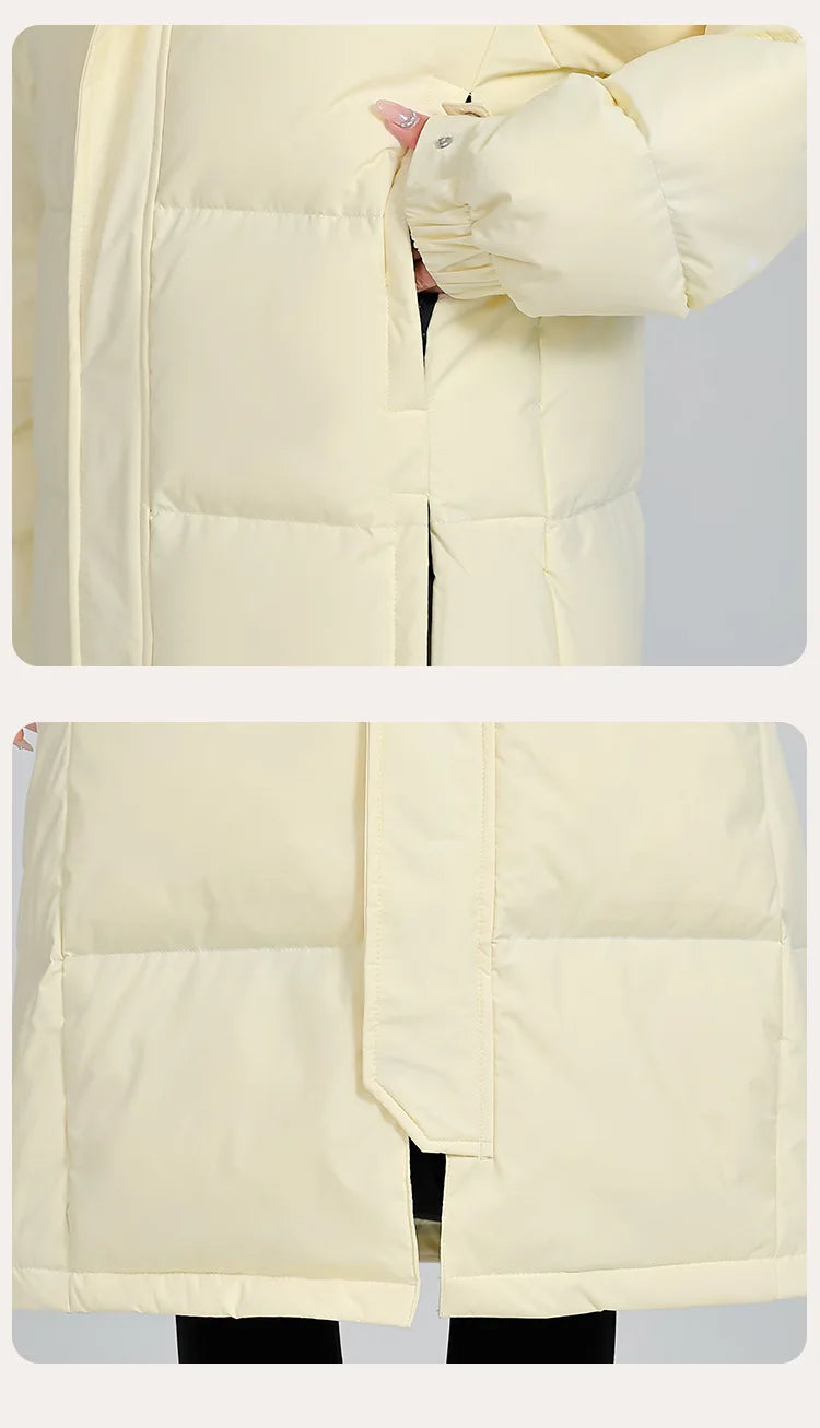 Women's winter down jacket coats Parkas Warm Woman clothes brand luxury Long Padding padded puffer jackets outerwears HXY289