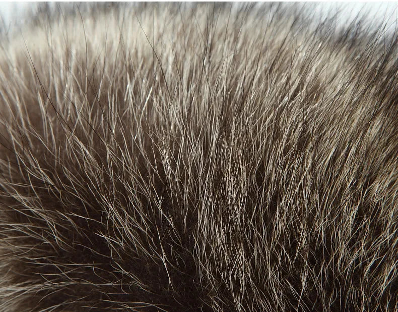 Winter New Leather Jacket for Men Short Plush Thickened Jackets 2025 Men's Raccoon Fur Collar Lapel Coats Jaqueta Couro