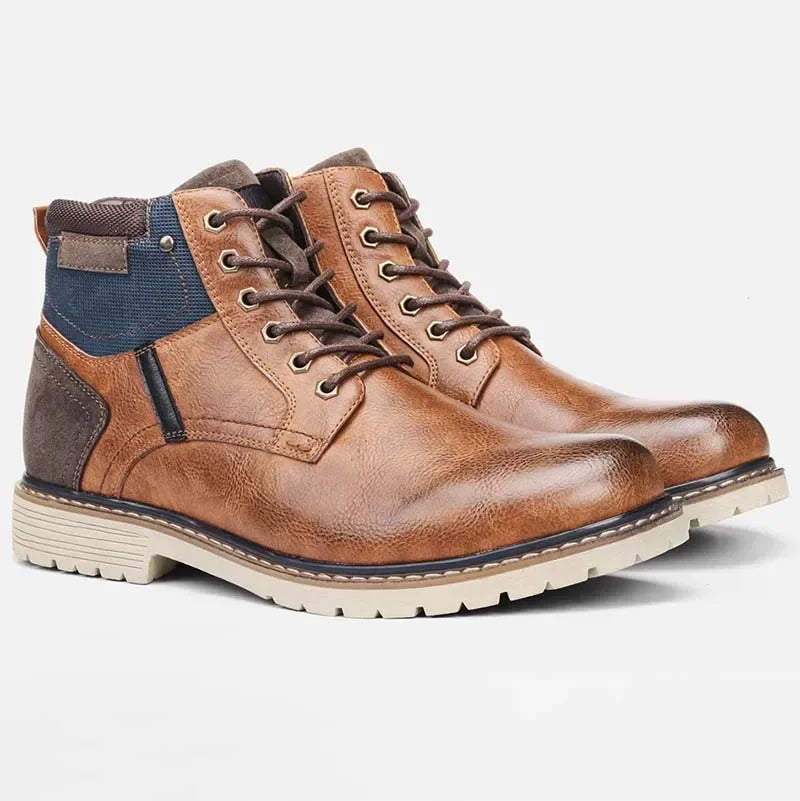 Pop2024 New Men's Winter Shoes Warm Comfortable Non-Slip Men Winter Boots #KD5251