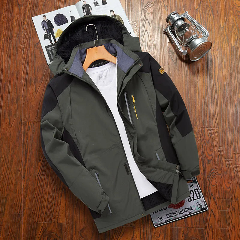 Winter Parka Men Windbreak Plus Thick Warm Windproof Fur Coats Male Military Hooded Anorak Jackets Men's Winter Jackets