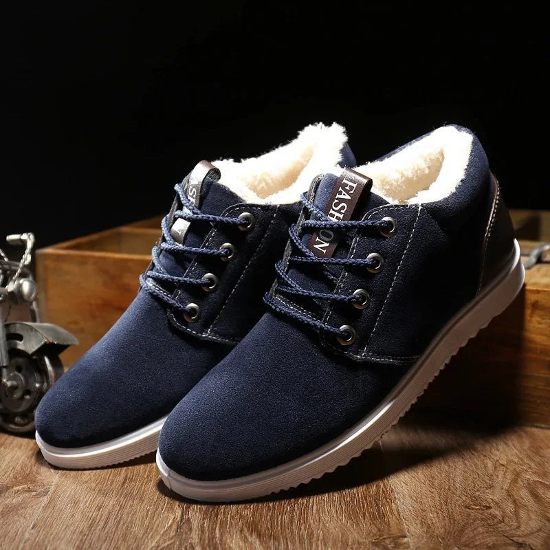 Men's Plush Warm Winter Ankle Boots