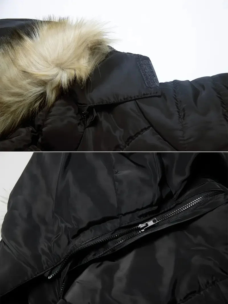 Winter Autumn Boys Girls Thick Jackets Kids Padded Fleece Warm Coats Children Hooded Cotton Outerwear Kids Snowsuit Clothes