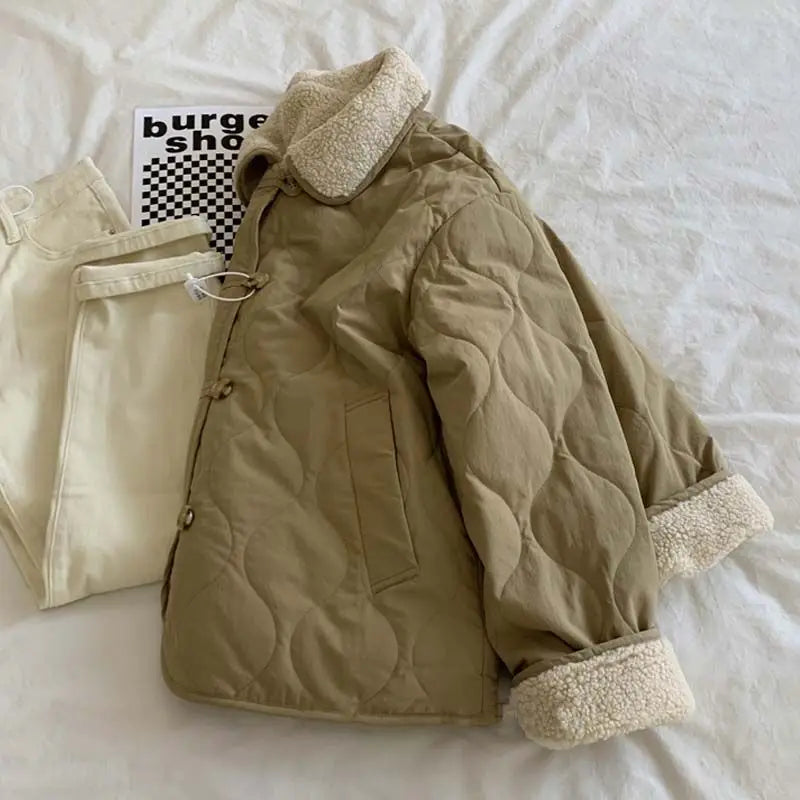 Winter Jackets Women Coats Baggy Reversible Clothes Thicken Warm Simply Pure Mujer Chaqueta Korean Fashion Girlish Youth Preppy