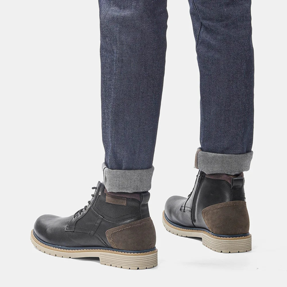 Men's Boots Retro Brushed Ankle Boots Men's Shoes Large Autumn and Winter Men's Boots Walking Shoes Women 2023 Shoes for Men