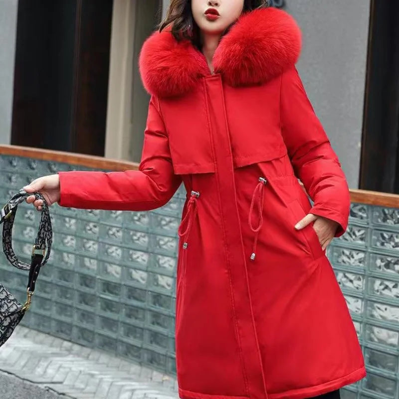 Women's Winter Jacket Hodded Fleece Padded Jacket Casual Loose Windbreaker Office Lady Matching New In Coats & Jackets Outerwear
