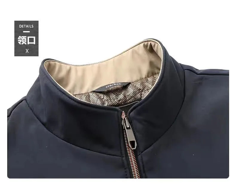 Winter New Fashionable Solid Color Plus Velvet Thick Warm Windproof Jacket for Men's Casual Loose Sports Large Size Jacket L-4XL