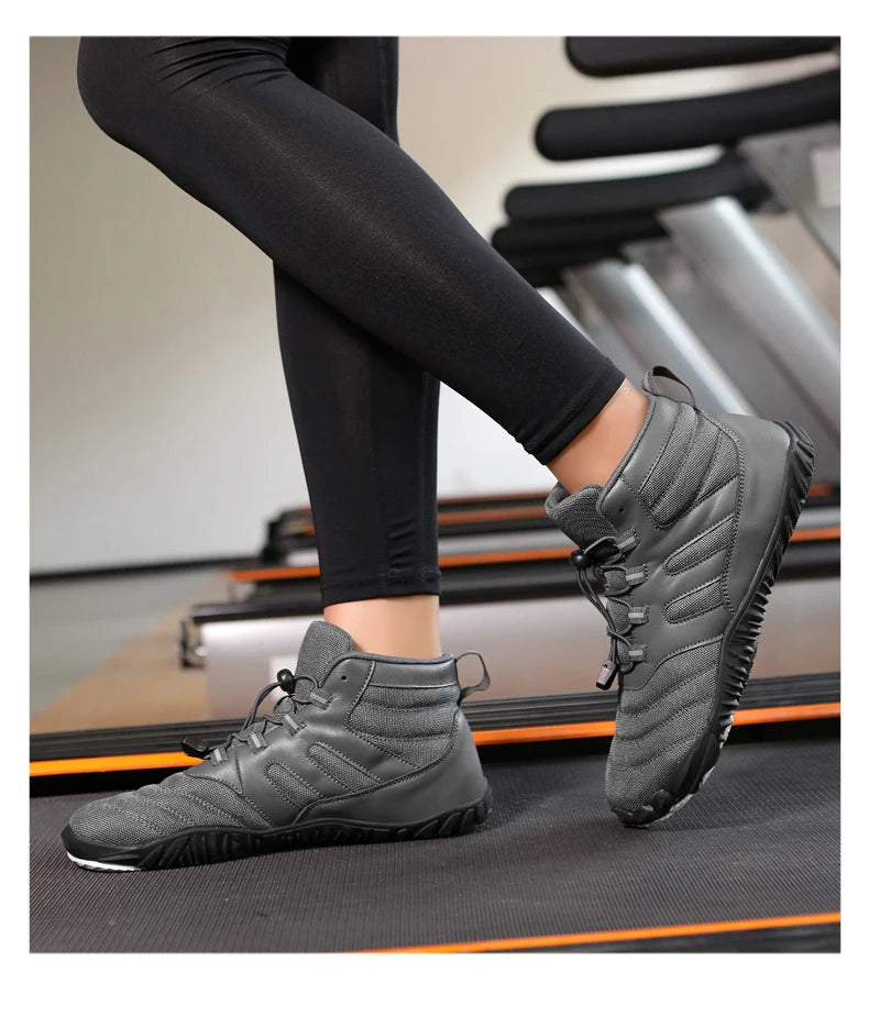 Winter Boots for Men Women Snow BareFoot Outdoor Non-slip Warm Fur Sneakers Ankle Boots waterproof mountaineering Hiking Shoes