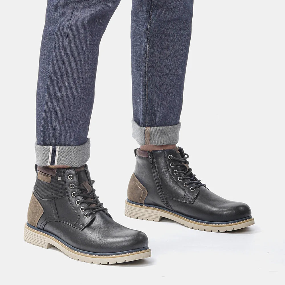 Men's Boots Retro Brushed Ankle Boots Men's Shoes Large Autumn and Winter Men's Boots Walking Shoes Women 2023 Shoes for Men