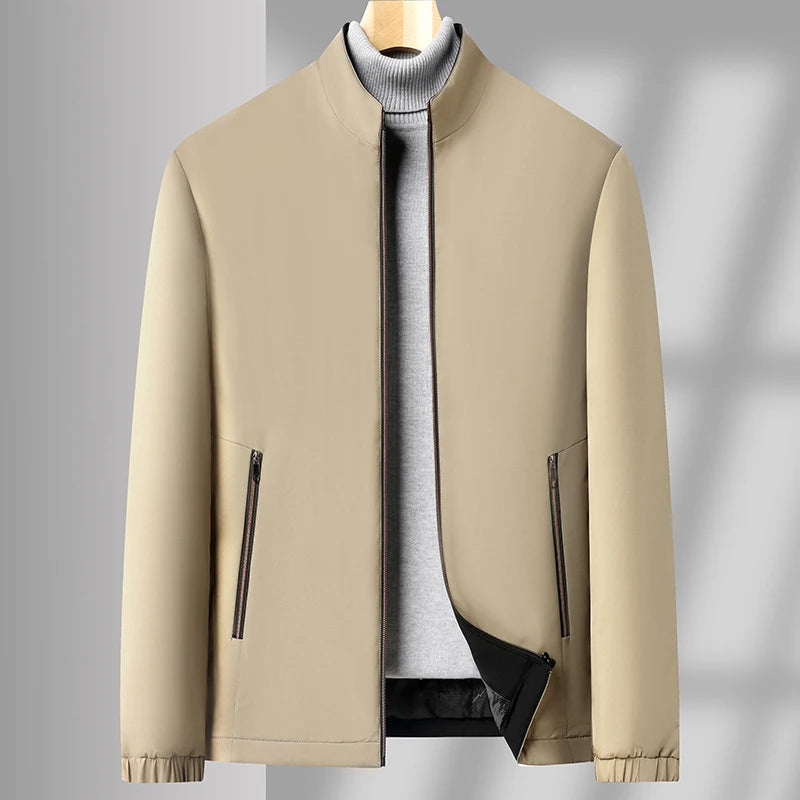 Winter Jacket Men Business Parkas Thick Warm Jackets Stand Collar Autumn Outerwear Coat Fashion Casual Formal Puffer Jacket