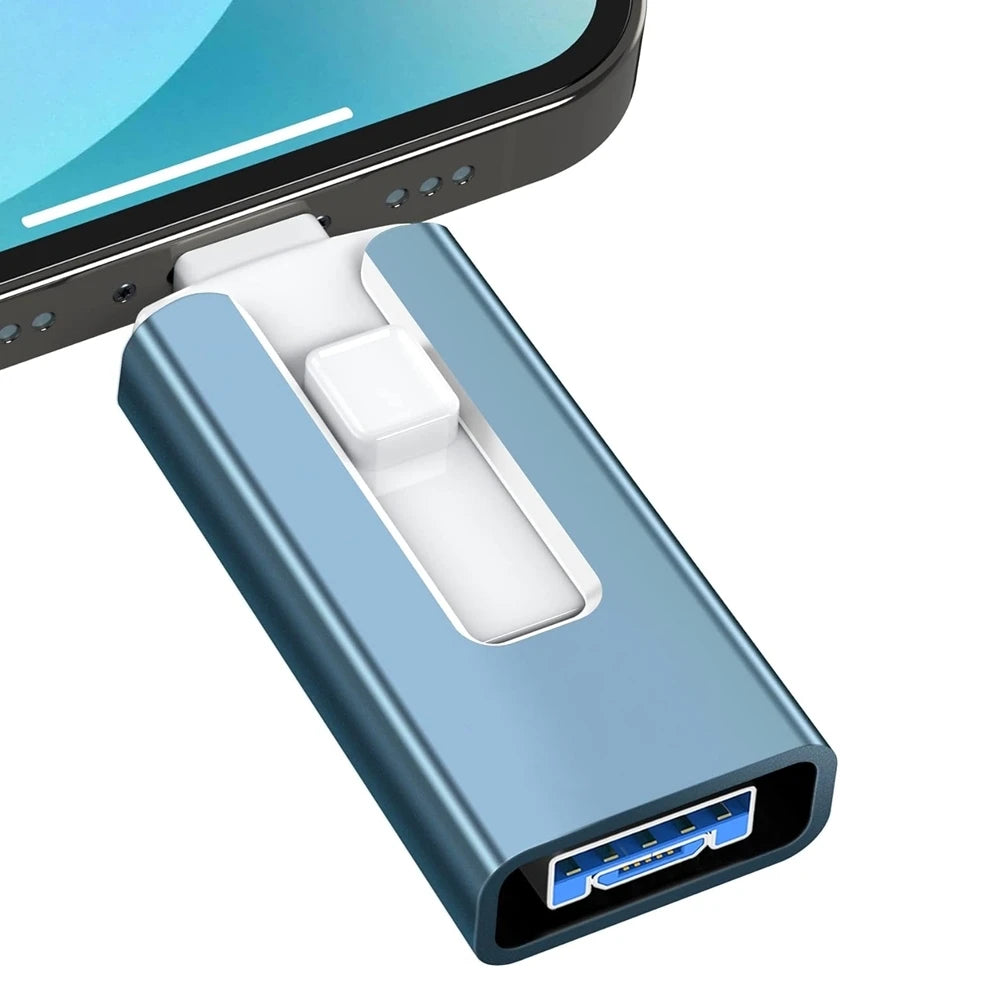 512GB Usb Flash Drive 128GB 256GB 2TB 1TB Metal Otg USB Disk Computer Flash Drive High speed waterproof