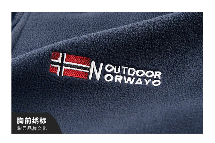 COMXZ 2025 Winter Fleece Jacket Mens England Thick Wool Coat Normcore Design Warm Fashion Hooded Jackets Snow Ski Suit Hoodie