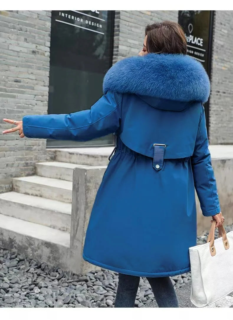 Women's Winter Jacket Hodded Fleece Padded Jacket Casual Loose Windbreaker Office Lady Matching New In Coats & Jackets Outerwear