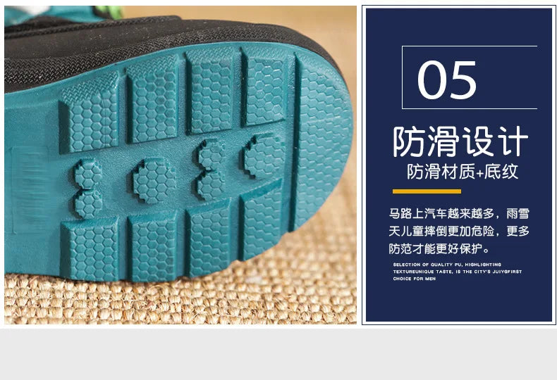 Girls Unicorn Snow Boots Waterproof Slip Resistant Cold Weather Shoes Brand Boy Girls Rubber Boots for Kids Fashion Sneakers