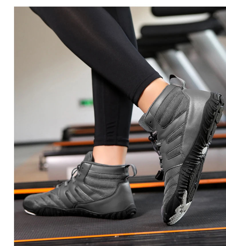 Winter Boots for Men Women Snow BareFoot Outdoor Non-slip Warm Fur Sneakers Ankle Boots waterproof mountaineering Hiking Shoes