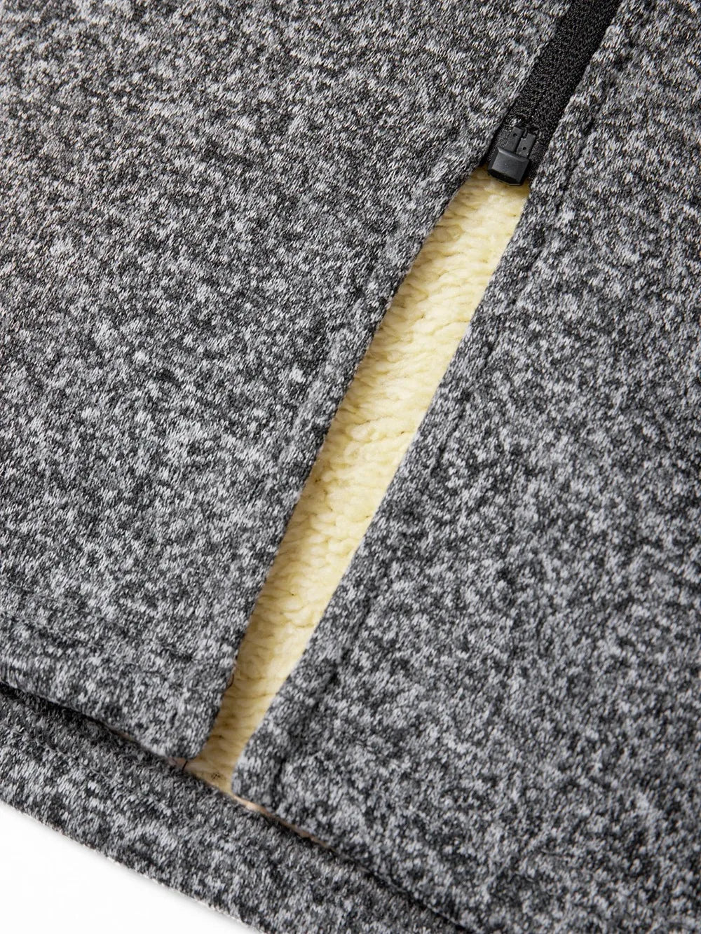 Winter Men's Thickened Hoodies Jacket Outdoor Warm Zipper Long Sleeve Sweatshirts Cardigan Streetwear Solid Color Tops Overcoat