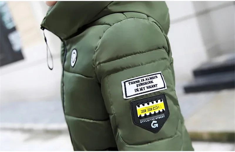 2025 New Winter Parkas Women Jacket Hooded Thick Warm Short Jacket Cotton Padded Parka Basic Coat Female Outerwear 5XL