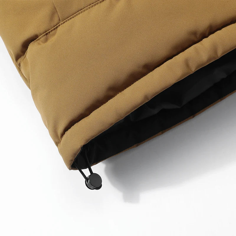 New Windproof Thickening Men Tops Outdoors Loose Versatile Comfort Keep Warm Coats Winter Fashion Casual Solid Hooded Parka Men