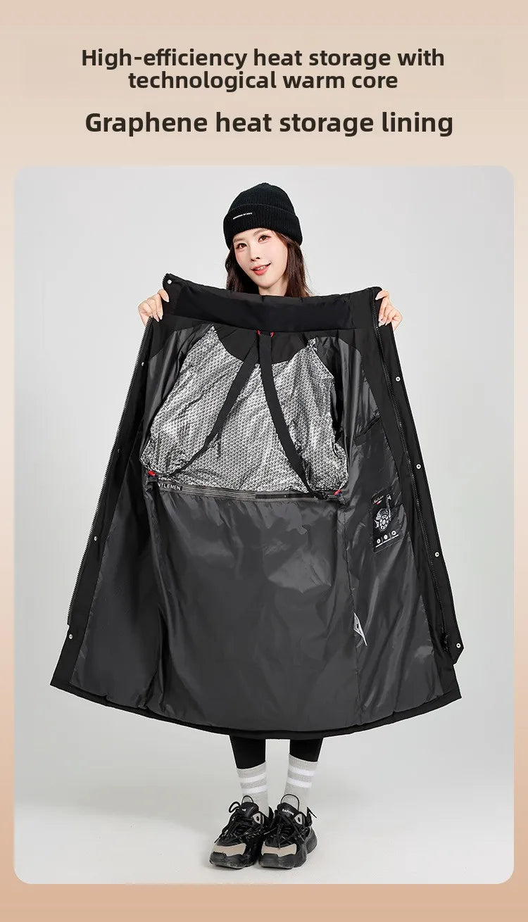 Women's winter down jacket coats Parkas Warm Woman clothes brand luxury Long Padding padded puffer jackets outerwears HXY289