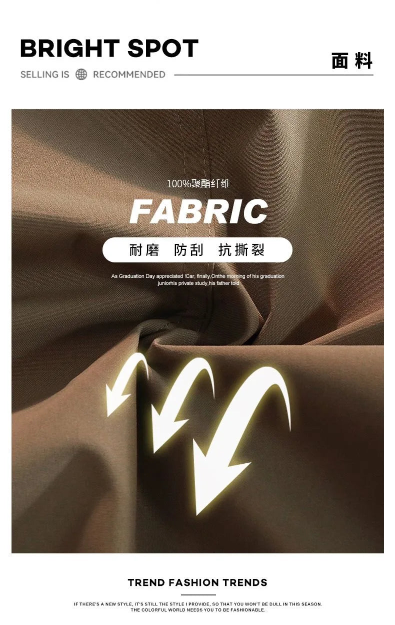 2024 Autumn/Winter New Fashion Solid Color Thick Warm Hooded Coat Men's Casual Loose High-Quality Plus-Size Cotton-Padded Jacket