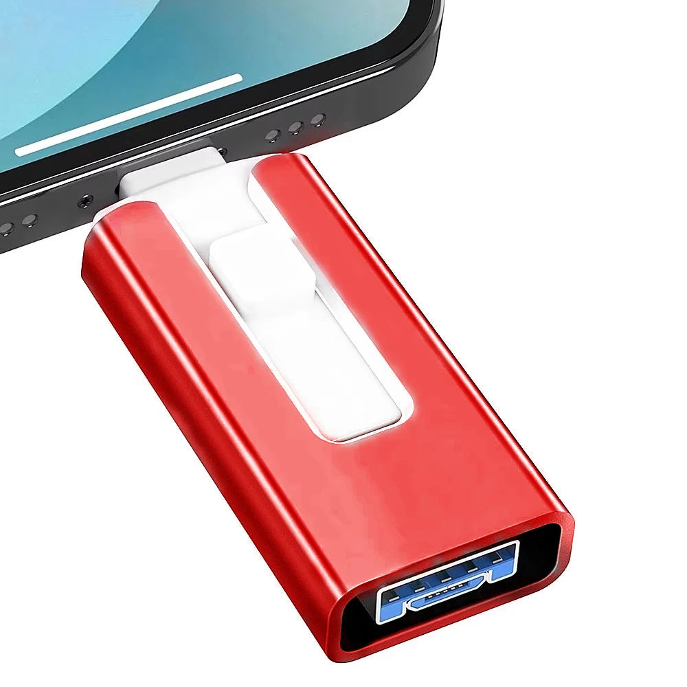 512GB Usb Flash Drive 128GB 256GB 2TB 1TB Metal Otg USB Disk Computer Flash Drive High speed waterproof