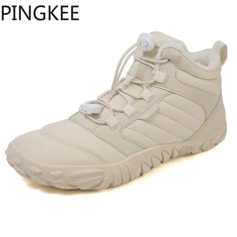 PINGKEE VENOCON Wide ToeBox Barefoot Shoes Men Women Athletic Minimalist Winter Snow Thermal Feet Boots Sneakers Footwear Man