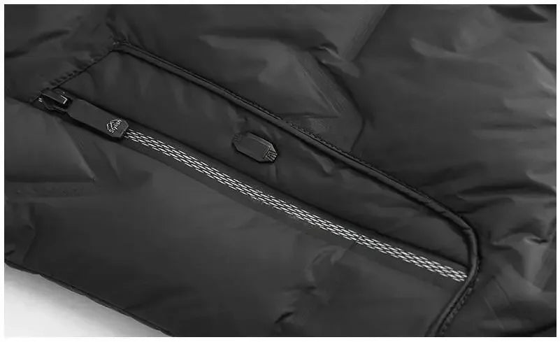 New Winter Men Fur Collar Down Jackets Warm Parkas High Quality Male Outwear Casual  Winter Coats Man Slim Fit Down Jackets 4XL