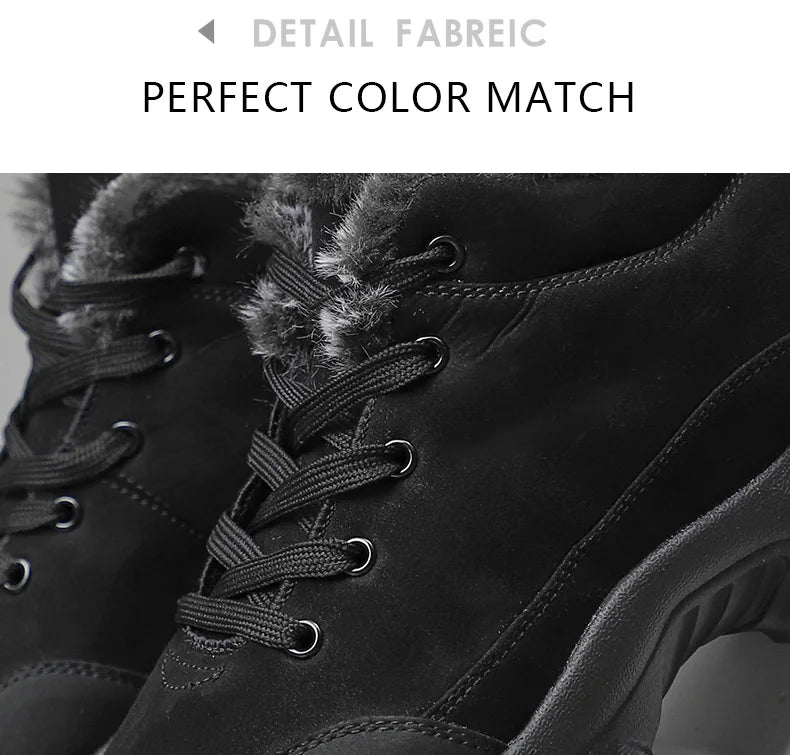 Men Snow Boots Winter Outdoor Walking Shoes light Sneakers for Men Winter Shoes Botines Tenis Mens Hiking Ankle Boots Footwear