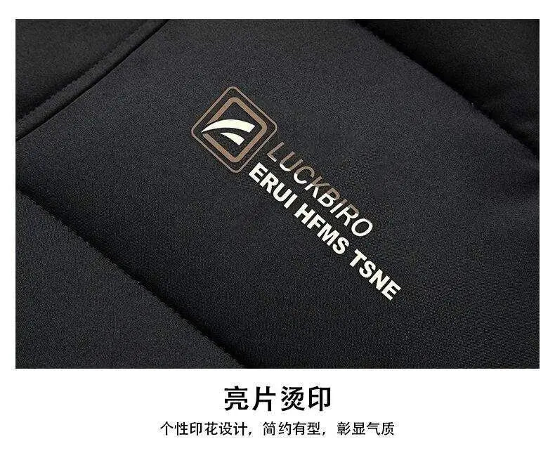 2025 Winter New Men's Graphene Thickened Warm Fashion Casual Hooded Cotton Jacket