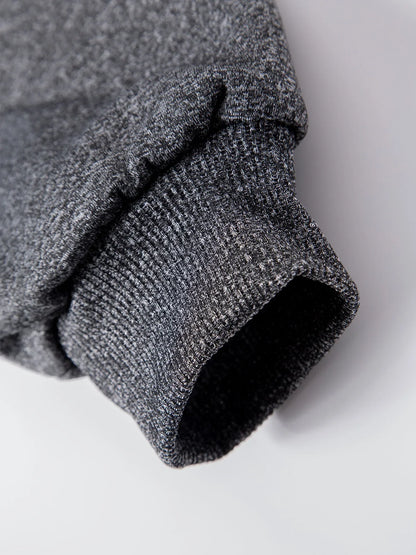Men's Zip-Up Fleece-Lined Winter Hoodie