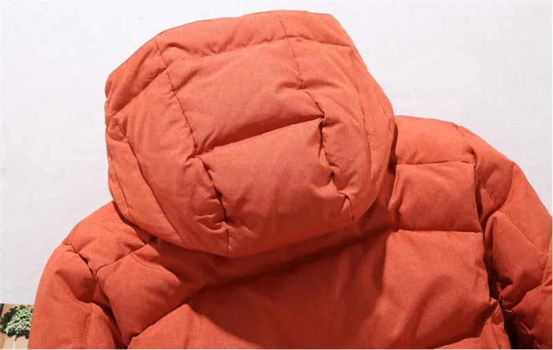 -20 Degree Down Jacket Male Winter Parkas Men White Duck Down Jacket Hooded Outdoor Thick Warm Padded Snow Coat Oversize M-4XL